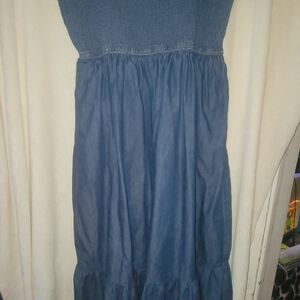 Wrangler Retro Blue Maxi Dress